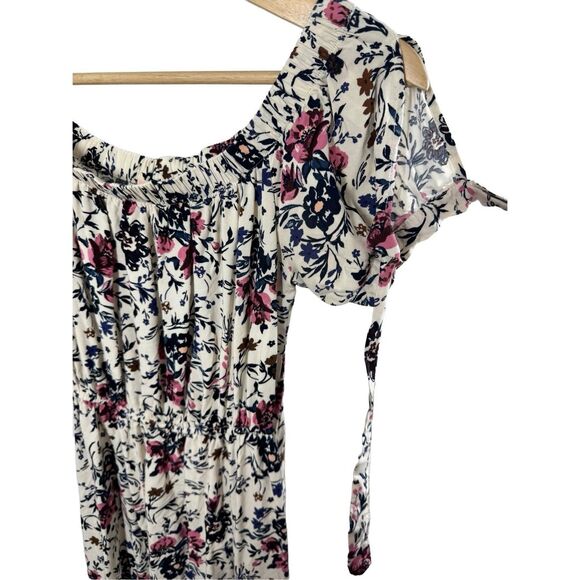 Band of Gypsies Floral Cold Shoulder Long Sleeve Maxi Dress Size XS - Picture 11 of 12